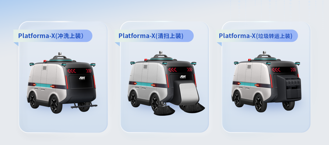 仙途智能-Platforma-X可搭載多種上裝，實現一車多用